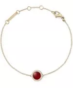 Brățară Daniel Wellington Audrey Red Agathe Gold