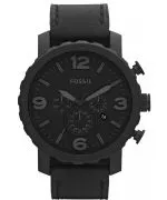 Ceas barbatesc Fossil Nate Leather Black