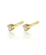 Cercei Bonore - Aur 585 - Diamant 0,04 ct