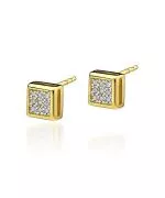 Cercei Bonore - Aur 585 - Diamant 0,15 ct
