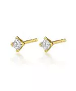 Cercei Bonore - Aur 585 - Diamant 0,15 ct