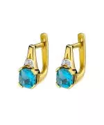 Cercei Bonore - Aur 585 - Topaz 1,1 ct