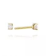 Cercei Bonore - Aur 585 - Diamant 0,04 ct