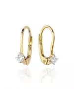 Cercei Bonore - Aur 585 - Diamant 0,07 ct
