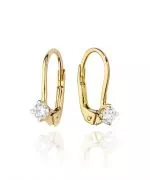 Cercei Bonore - Aur 585 - Diamant 0,1 ct