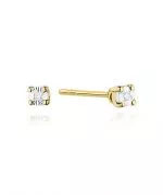 Cercei Bonore - Aur 585 - Diamant 0,01 ct