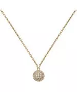 Colier Daniel Wellington Pavé Crystal Pendant Gold