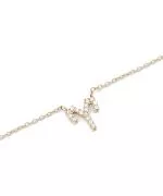 Colier Daniel Wellington Crystal Zodiac Chain Gold Aries