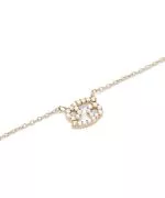 Colier Daniel Wellington Crystal Zodiac Chain Gold Cancer