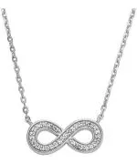 Colier Fossil Infinity Sterling Pendant