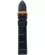 Curea Zeppelin Navy Blue Leather