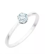 Inel Bonore - Aur Alb 585 - Diamant 0,4 ct