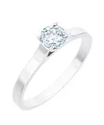 Inel Bonore - Aur Alb 585 - Diamant 0,7 ct