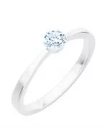 Inel Bonore - Aur Alb 585 - Diamant 0,5 ct