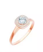 Inel Bonore - Aur Roz 585 - Diamant 1 ct