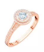 Inel Bonore - Aur Roz 585 - Diamant 0,4 ct