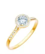 Inel Bonore - Aur 585 - Diamant 1 ct