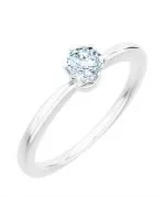 Inel Bonore - Aur Alb 585 - Diamant 0,4 ct