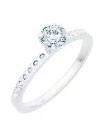 Inel Bonore - Aur Alb 585 - Diamant 1 ct