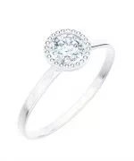 Inel Bonore - Aur Alb 585 - Diamant 0,7 ct