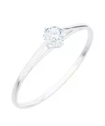 Inel Bonore - Aur Alb 585 - Diamant 0,5 ct