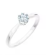 Inel Bonore - Aur Alb 585 - Diamant 0,4 ct