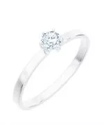 Inel Bonore - Aur Alb 585 - Diamant 0,5 ct