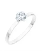 Inel Bonore - Aur Alb 585 - Diamant 1 ct