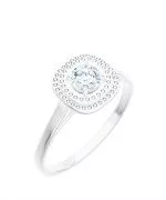 Inel Bonore - Aur Alb 585 - Diamant 0,4 ct