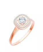 Inel Bonore - Aur Roz 585 - Diamant 0,4 ct