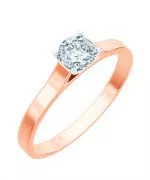 Inel Bonore - Aur Roz 585 - Diamant 1 ct