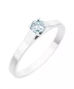 Inel Bonore - Aur Alb 585 - Diamant 0,5 ct