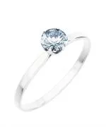 Inel Bonore - Aur Alb 585 - Diamant 1 ct