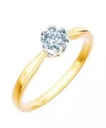 Inel Bonore - Aur 585 - Diamant 0,7 ct
