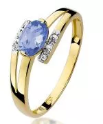 Inel Bonore - Aur 585 - Tanzanit 0,4 ct