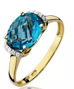 Inel Bonore - Aur 585 - Topaz 1,7 ct