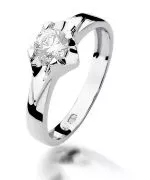 Inel Bonore - Aur Alb 585 - Diamant 0,5 ct