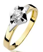 Inel Bonore - Aur 585 - Diamant 0,3 ct