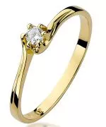 Inel Bonore - Aur 585 - Diamant 0,1 ct