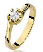 Inel Bonore - Aur 585 - Diamant 0,3 ct