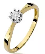 Inel Bonore - Aur 585 - Diamant 0,15 ct