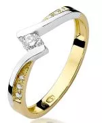 Inel Bonore - Aur 585 - Diamant 0,13 ct