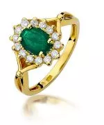 Inel Bonore - Aur 585 - Smarald 0,8 ct