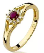 Inel Bonore - Aur 585 - Rubin 0,15 ct