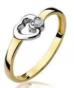 Inel Bonore - Aur 585 - Diamant 0,02 ct