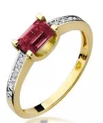 Inel Bonore - Aur 585 - Rubin 0,8 ct