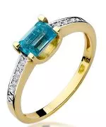 Inel Bonore - Aur 585 - Topaz 0,65 ct