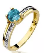 Inel Bonore - Aur 585 - Topaz 0,5 ct