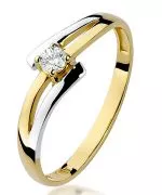 Inel Bonore - Aur 585 - Diamant 0,1 ct