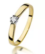 Inel Bonore - Aur 585 - Diamant 0,04 ct